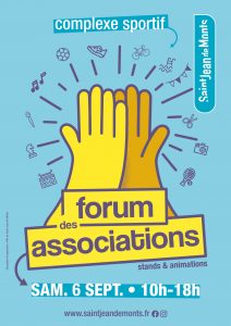 affiche forum des associations 2025 saint jean de monts